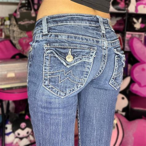 Miss Me Low Rise Flare Bootcut Jeans Size True Depop