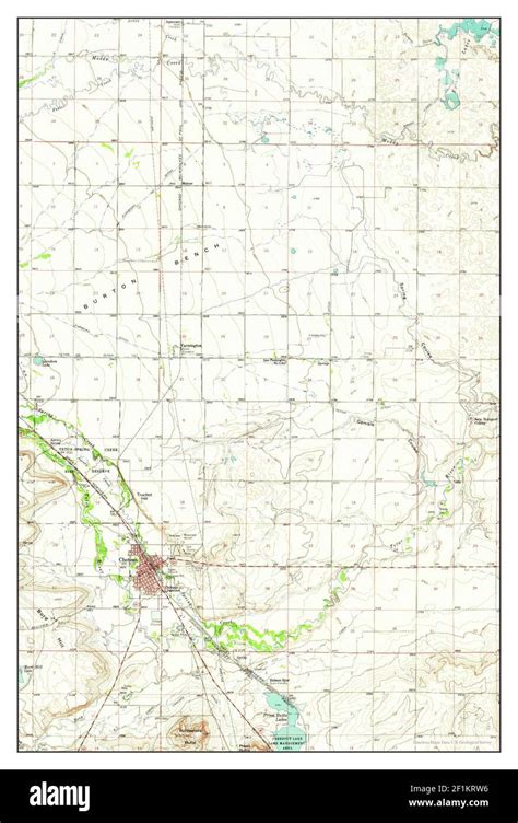 Choteau Montana Map 1960 162500 United States Of America By