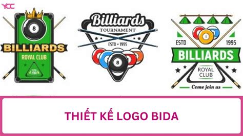 Thiết kế logo bida theo yêu cầu khách hàng, độc đáo ấn tượng