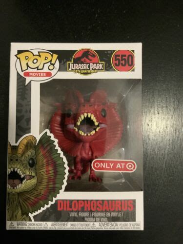 Mavin Funko Pop Movies Jurassic Park Red Dilophosaurus Target Red