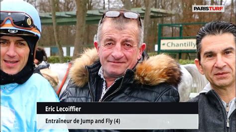 Eric Lecoiffier entraîneur de Jump And Fly le samedi 9 mars à Auteuil