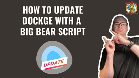 How To Update Dockge With A Bigbearscript Bigbearvideos Big Bear