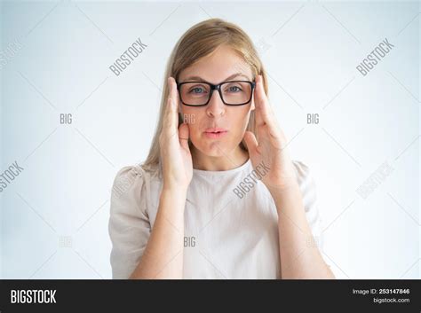 Blonde With Nerdy Glasses