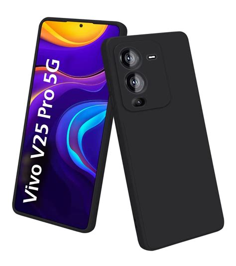 TRUEUPGRADE Liquid Silicone Vivo V25 Pro 5G Case Cover Microfiber