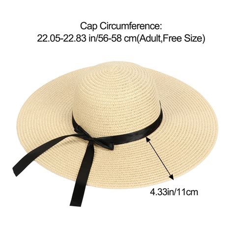 Casquette White Chapeau De Paille Pliable Large Bord Pour Filles