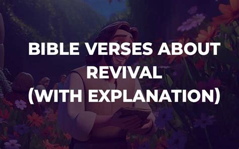 30 Bible Verses About Revival (With Explanation) - Bible Study For You