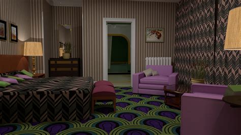 Room 237 - The Shining sets – a digital reconstuction