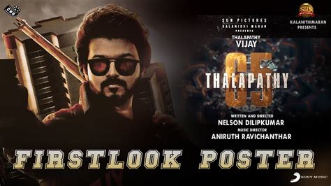 Thalapathy 65 First Look Vijay Stylish Getup Poster Release Pooja