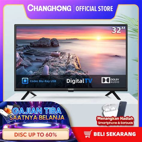 Jual Changhong Inch Digital Led Tv L G W Fhd Tv Hdmi Usb Moive Di