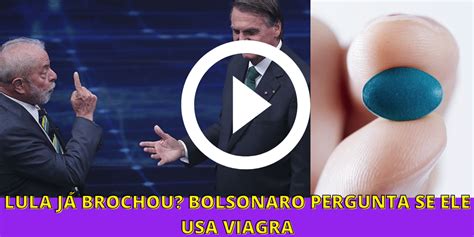 Durante Debate BOLSONARO Pergunta Se LULA Usa VIAGRA E A Sua Resposta