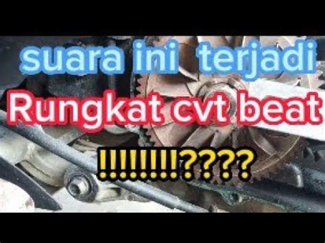 Suara Kasar Cvt Beat Rumah Roler Cvt Beat Karburasi YouTube