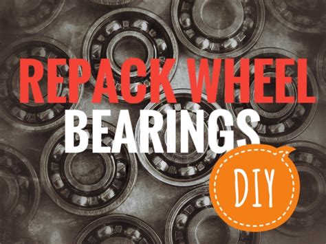 Diy Repack Wheel Bearings Grandville Trailers In Michigan Browse