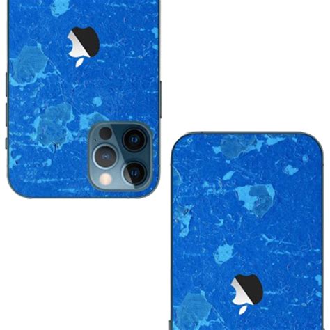 Гръб Folie Skin за Apple Iphone 12 Pro Max, дизайн на синя стена ...