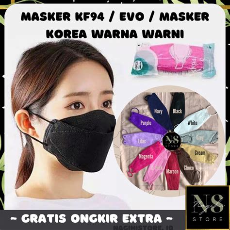 Masker KF94 Korea 4ply Evo Plusmed Convex Masker 4D Impor KF 94