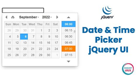 Date Time Picker Javascript Datepicker Date And Time In HTML