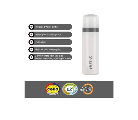 Capacity Ml Cello Hot X Stainless Steel Insulated Bottle Ml At Piece In Palghar