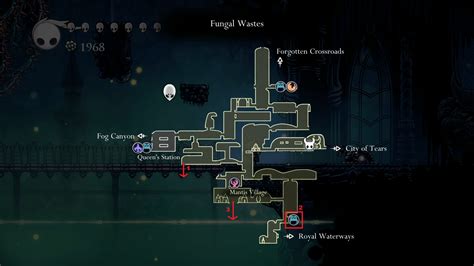 Hollow Knight Royal Waterways Map World Map Atlas