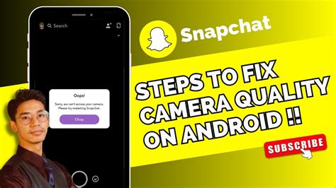 How To Fix Snapchat Camera Quality On Android Mobile YouTube