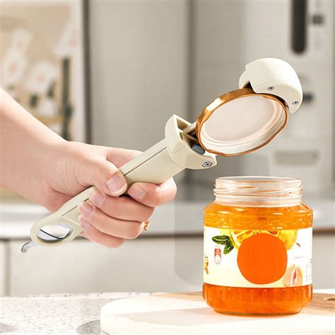 Magnetic Multifunction Jar Opener Adjustable Stainless Steel Can Opener