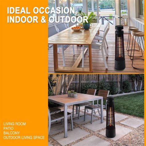 Zachvo Watt Electric Standing Patio Heater Reviews Wayfair