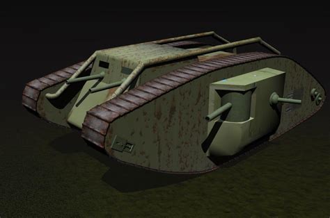 Mark I Tank - 3D Model - ShareCG