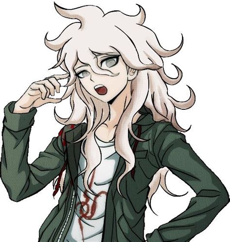 Nagito Komaeda Long Hair | Бешеные псы, Гики, Милые рисунки