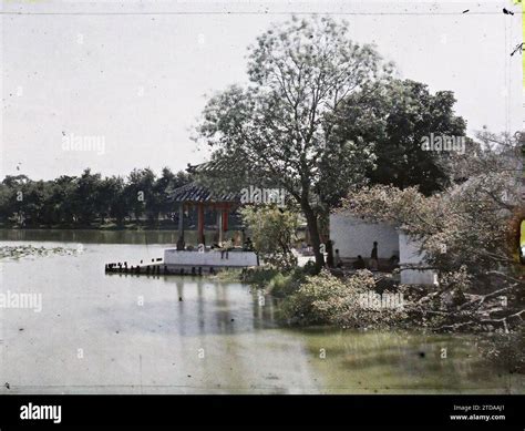 H N I Hainoi Vietnam Tonkin Indochina Der Thui Toa Uferkiosk Des