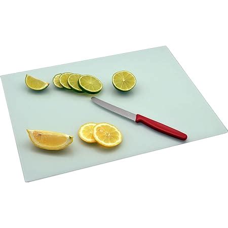 Harbour Housewares Glass Worktop Saver Chopping Board Black 40 X 30cm