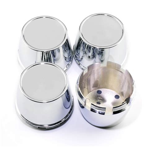 70mm 2 74in 65mm 2 56in Chrome Silver Wheel Center Hub Caps Set Of 4