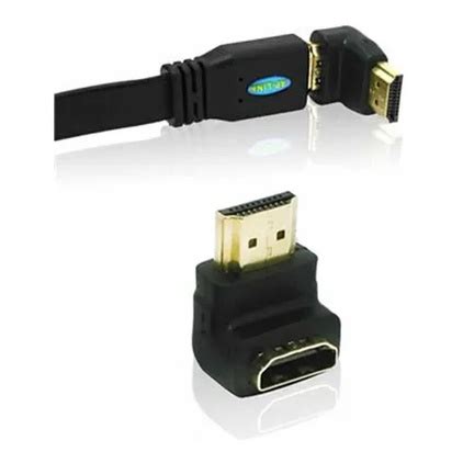 Adaptador Hdmi 90 Graus Em L Macho X Fêmea P tvs Imperdível