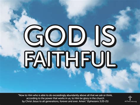 God is Faithful • Calvary Chapel At The Cross