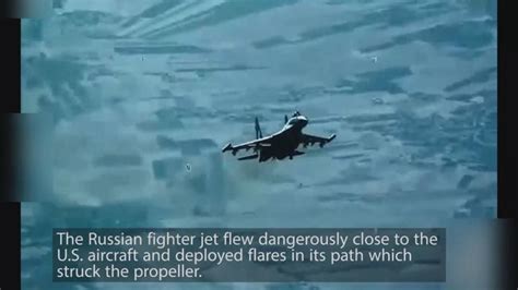 Russian fighter jet damages US Reaper drone with flares over Syria ...