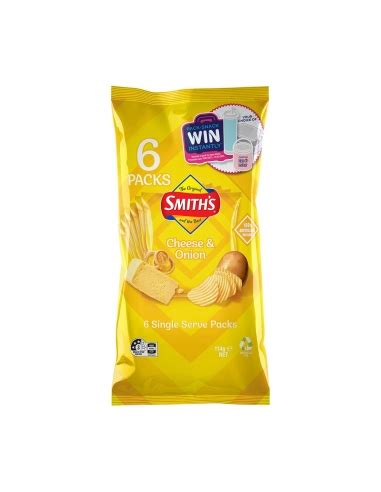 Smith S Cheese Onion Crinkle Cut Pack G X