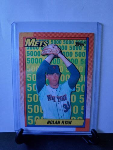 1990 Topps Nolan Ryan 5000 Strikeouts 2 Ebay