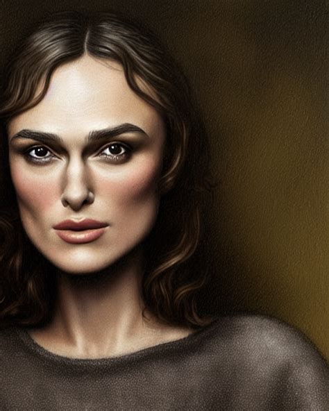 KREA AI Highly Detailed Portrait Of Keira Knightley Design