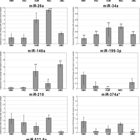 Mirna Expression In Human Vitreous Humor Expression Levels Of Let B