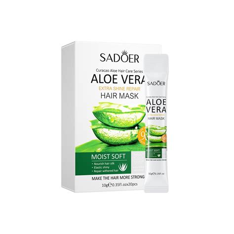 Sadoer Aloe Vera Hair Mask 10g X 20pcs Shopee Mall Sri Lanka Online Shopping