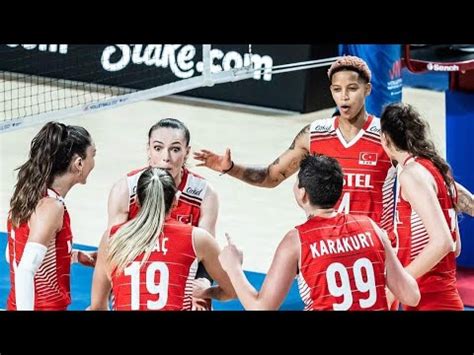 Turkey Vs Czech Republic European Volleyball Championship Women S