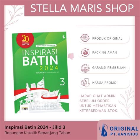 Jual A Inspirasi Batin Jilid Renungan Harian Katolik Tpe