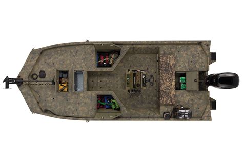 GRIZZLY 2072 CC Sportsman TRACKER Welded Jon Boat