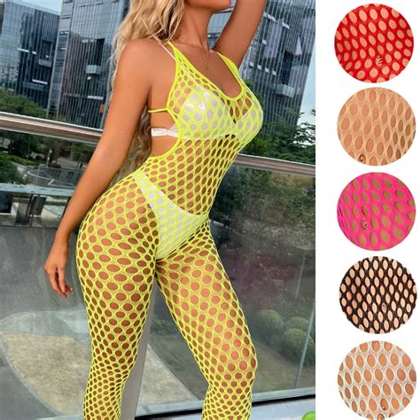 Sexy Bodystocking Backless Sexy Lingerie Tights Hollow Out Lace Plus Size Lingerie Bodysuits Cut