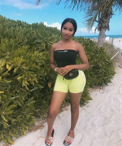 Karin Jinsui On Instagram “south Beach 🏝 🖤💅🏾 Top And Shorts Fashionnova