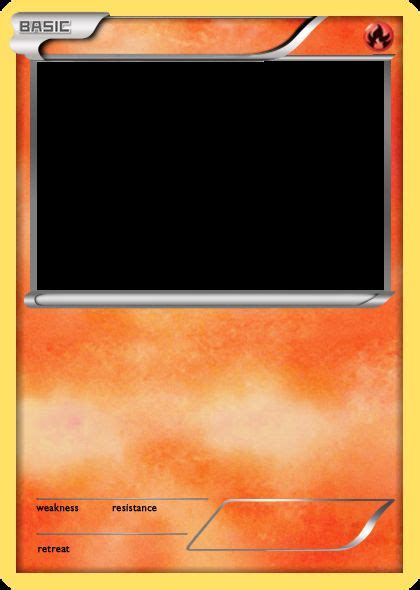 Blank Pokemon Card Printable Template