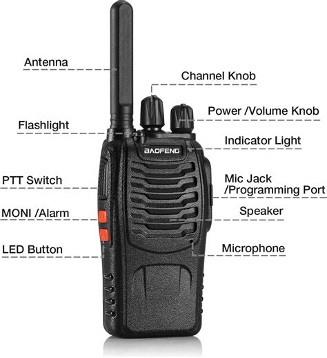 BAOFENG BF 88ST Walkie Talkies Para Adultos De Largo Alcance Paquete