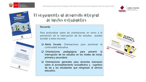 Orientaciones Generales Para Bloque Intermedio Las Sge Pptx