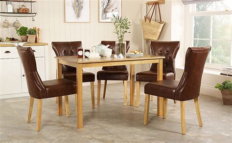 Milton Dining Table Bewley Chairs Natural Oak Finished Solid