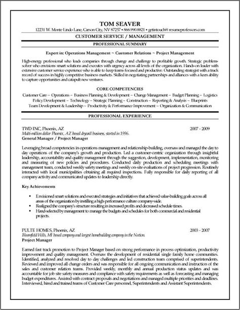 Senior Construction Project Manager Resume Samples Resume Example Gallery