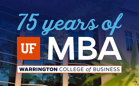 Celebrating 75 years of UF MBA | Warrington