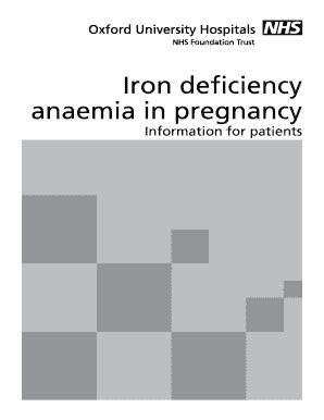 Fillable Online Iron Deficiency Fax Email Print Pdffiller