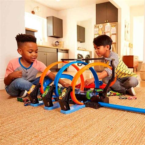 Pista De Coches Triple Looping Espiral Hot Wheels Mercado Libre